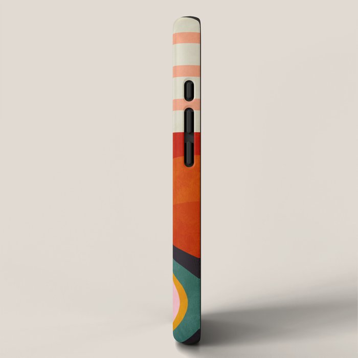 retro minimal geometric 2 iPhone Case Gallery Image 2