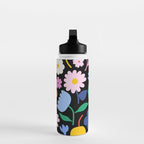 Floral Medley - night Water Bottle Gallery Image 3