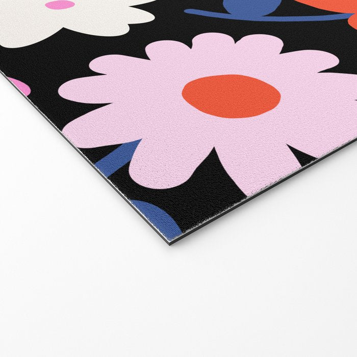 Floral Medley - night Welcome Mat Gallery Image 2