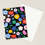Floral Medley - night Stationery Card Gallery Image 2
