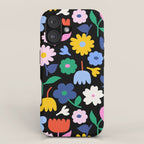Floral Medley - night iPhone Case Gallery Image 1