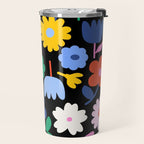 Floral Medley - night Travel Mug Gallery Image 2