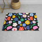 Floral Medley - night Rug Gallery Image 1