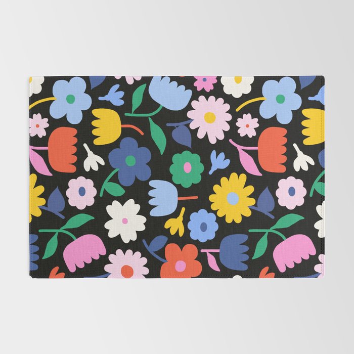 Floral Medley - night Rug Gallery Image 2