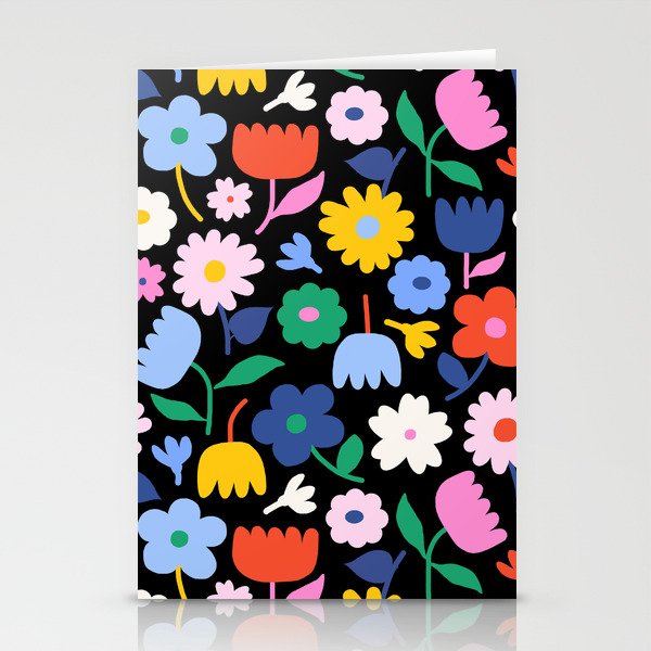 Floral Medley - night Stationery Card Gallery Image 2