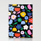 Floral Medley - night Stationery Card Gallery Image 2