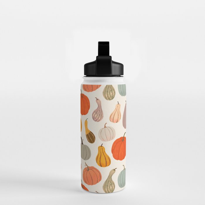 Autumn Pumpkins and Squash Water Bottle Gallery Image 2