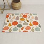 Autumn Pumpkins and Squash Rug Gallery Image 1