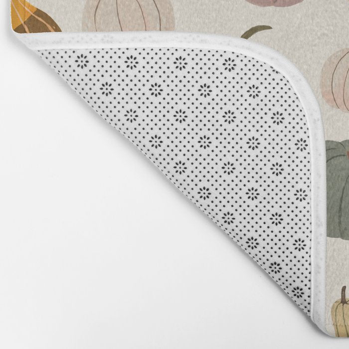 Autumn Pumpkins and Squash Bath Mat Gallery Image 2
