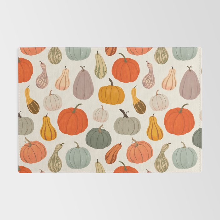 Autumn Pumpkins and Squash Rug Gallery Image 2