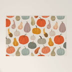 Autumn Pumpkins and Squash Welcome Mat Gallery Image 1