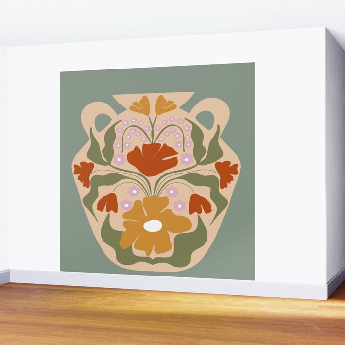 Vase 1 Wall Mural Gallery Image 2