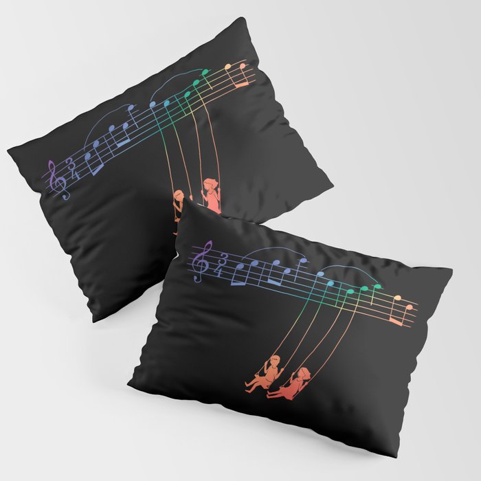 Music Swing Pillow Sham Gallery Image 1
