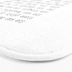 She was beautiful F. Scott Fizgerald typographical quote art print Bath Mat Gallery Image 3