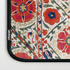 Large Medallion Suzani Bokhara Uzbekistan Floral Embroidery Print Laptop Sleeve Gallery Image 3