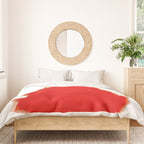 Christmas Doll in Red Dress Vector Art Duvet Cover Gallery Image 3