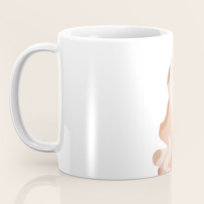Christmas Doll in Red Dress Vector Art Coffee Mug Gallery Image 3