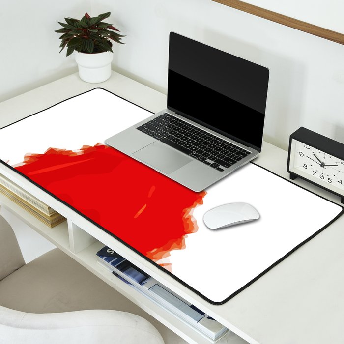 Christmas Doll in Red Dress Vector Art Desk Mat Gallery Image 2