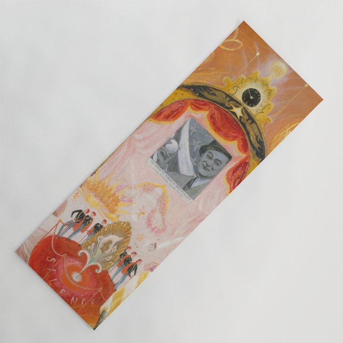 Florine Stettheimer "The Cathedrals of Broadway" Yoga Mat Gallery Image 1