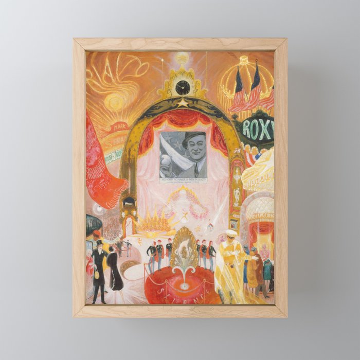 Florine Stettheimer "The Cathedrals of Broadway" Mini Art Print Gallery Image 1