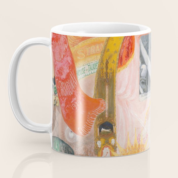 Florine Stettheimer "The Cathedrals of Broadway" Coffee Mug Gallery Image 3
