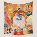 Florine Stettheimer "The Cathedrals of Broadway" Wall Tapestry Gallery Image 4