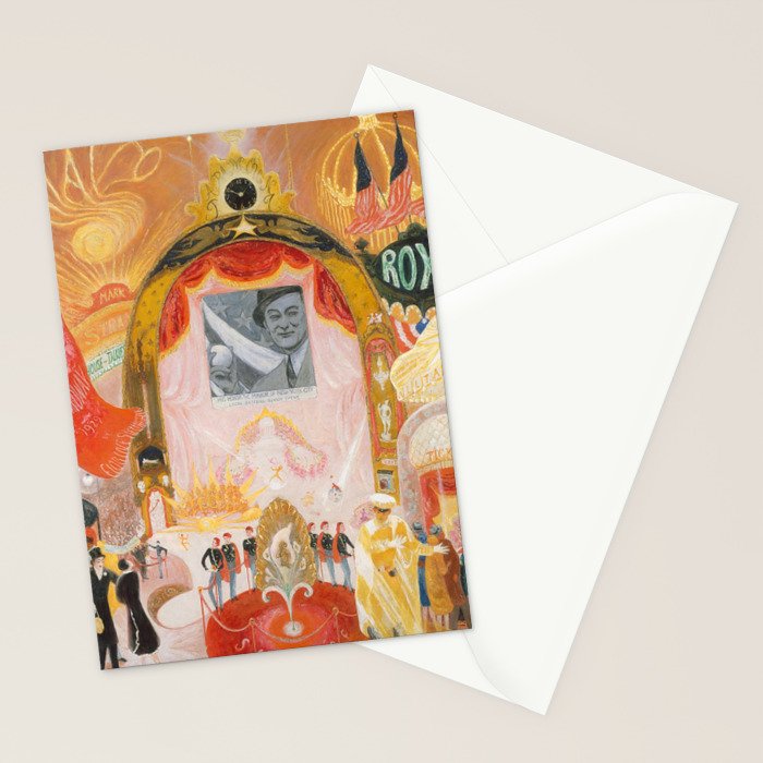 Florine Stettheimer "The Cathedrals of Broadway" Stationery Card Gallery Image 2