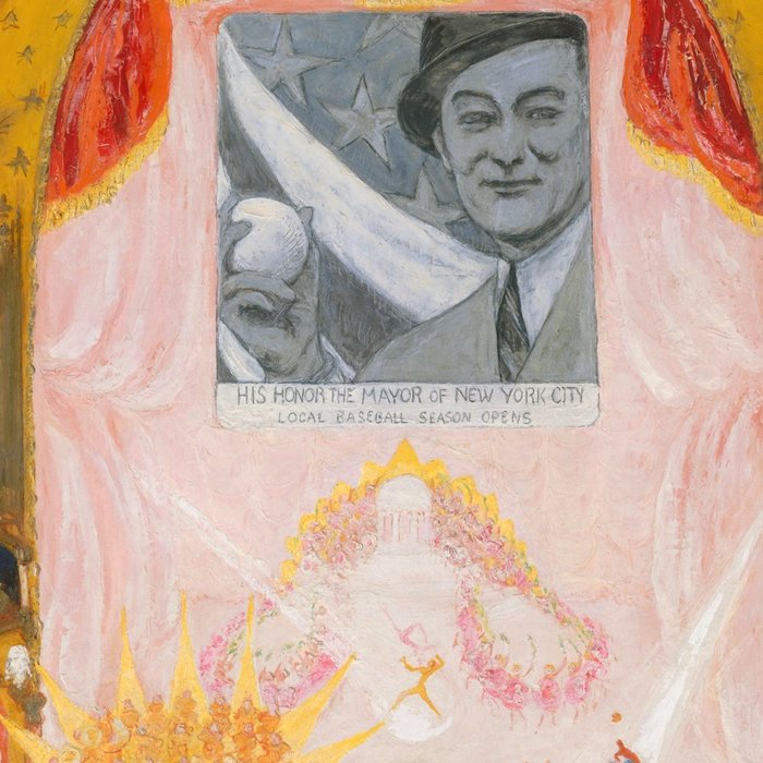 Florine Stettheimer "The Cathedrals of Broadway" Coffee Mug Gallery Image 2