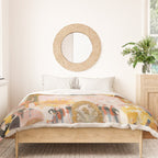 Florine Stettheimer "The Cathedrals of Broadway" Duvet Cover Gallery Image 3