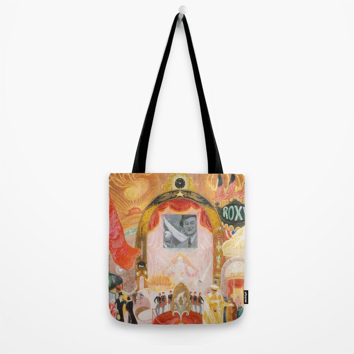 Florine Stettheimer "The Cathedrals of Broadway" Tote Bag Gallery Image 2