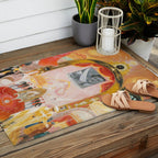 Florine Stettheimer "The Cathedrals of Broadway" Outdoor Rug Gallery Image 2