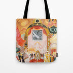 Florine Stettheimer "The Cathedrals of Broadway" Tote Bag Gallery Image 1