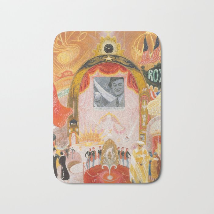 Florine Stettheimer "The Cathedrals of Broadway" Bath Mat Gallery Image 1