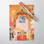 Florine Stettheimer "The Cathedrals of Broadway" Wrapping Paper Gallery Image 1