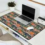 North Country Summer - classic blue, green, brown, and red Desk Mat Gallery Image 2
