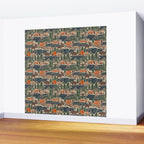 North Country Summer - classic blue, green, brown, and red Wall Mural Gallery Image 2