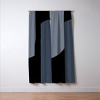 Modern Minimal Arch Abstract XV Window Curtain Gallery Image 3