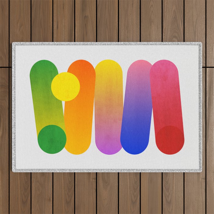 Art Pills Outdoor Rug Gallery Image 1