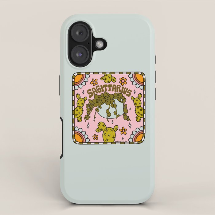 Sagittarius Cactus iPhone Case Gallery Image 1