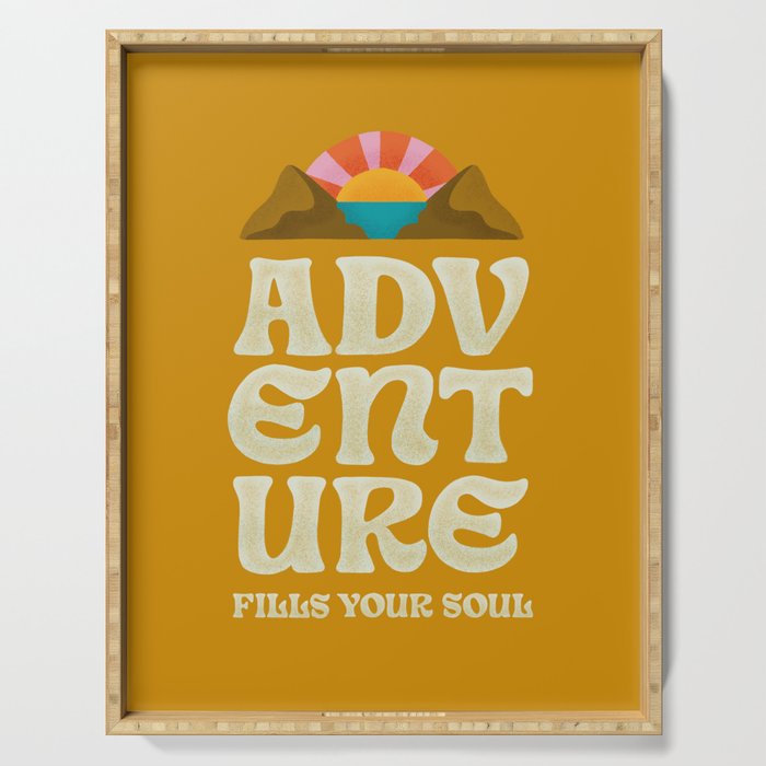 Adventure Fills Your Soul Serving Tray Gallery Image 1
