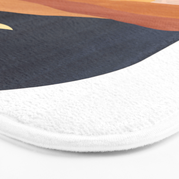 Abstract day and night Bath Mat Gallery Image 3