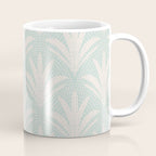 Boho Rustic Palm Radiance Soft Blue Coffee Mug Gallery Image 1