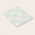 Boho Rustic Palm Radiance Soft Blue Notebook Gallery Image 3