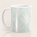 Boho Rustic Palm Radiance Soft Blue Coffee Mug Gallery Image 3