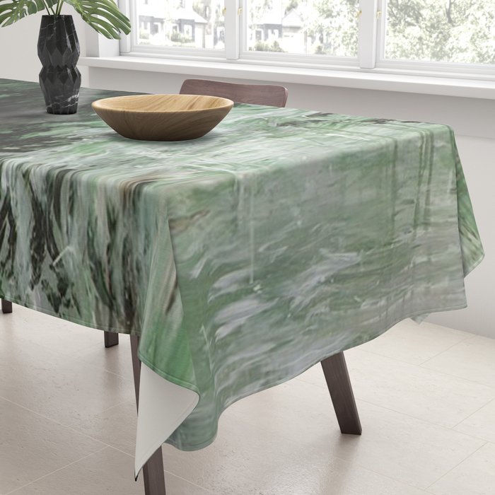Twombly Green Water 1988 Tablecloth Gallery Image 3