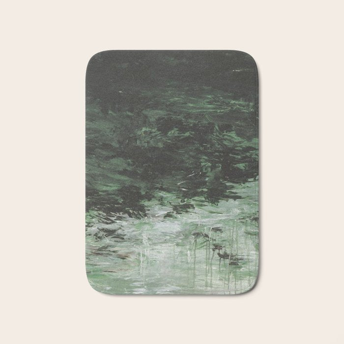 Twombly Green Water 1988 Bath Mat Gallery Image 1