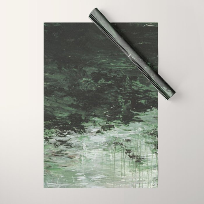 Twombly Green Water 1988 Wrapping Paper Gallery Image 1