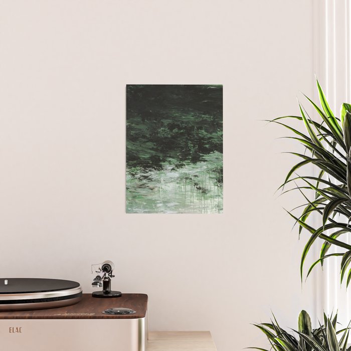 Twombly Green Water 1988 Poster Gallery Image 2