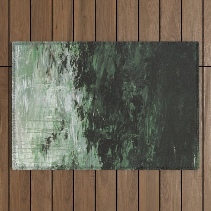 Twombly Green Water 1988 Outdoor Rug Gallery Image 1