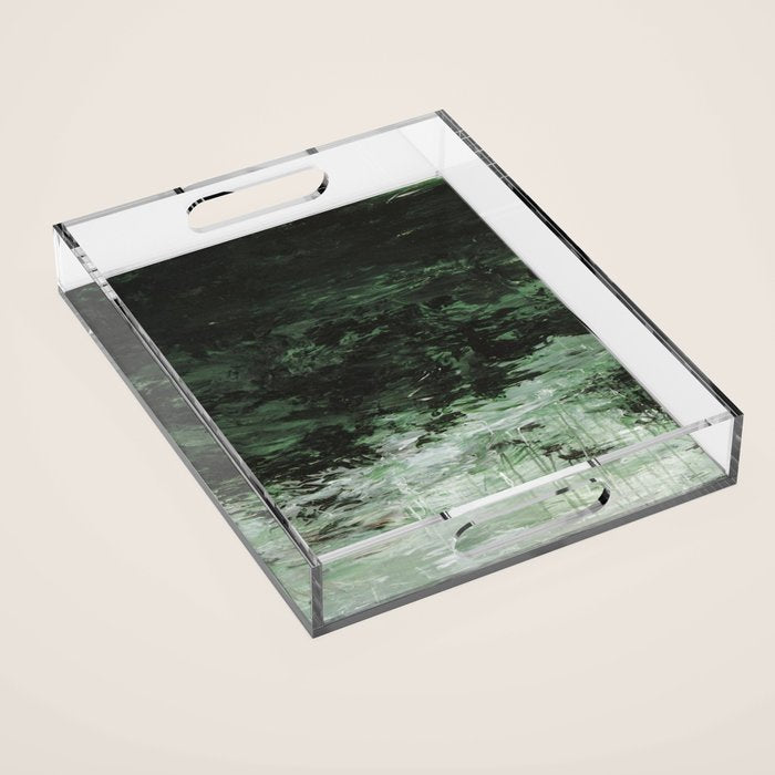 Twombly Green Water 1988 Acrylic Tray Gallery Image 1